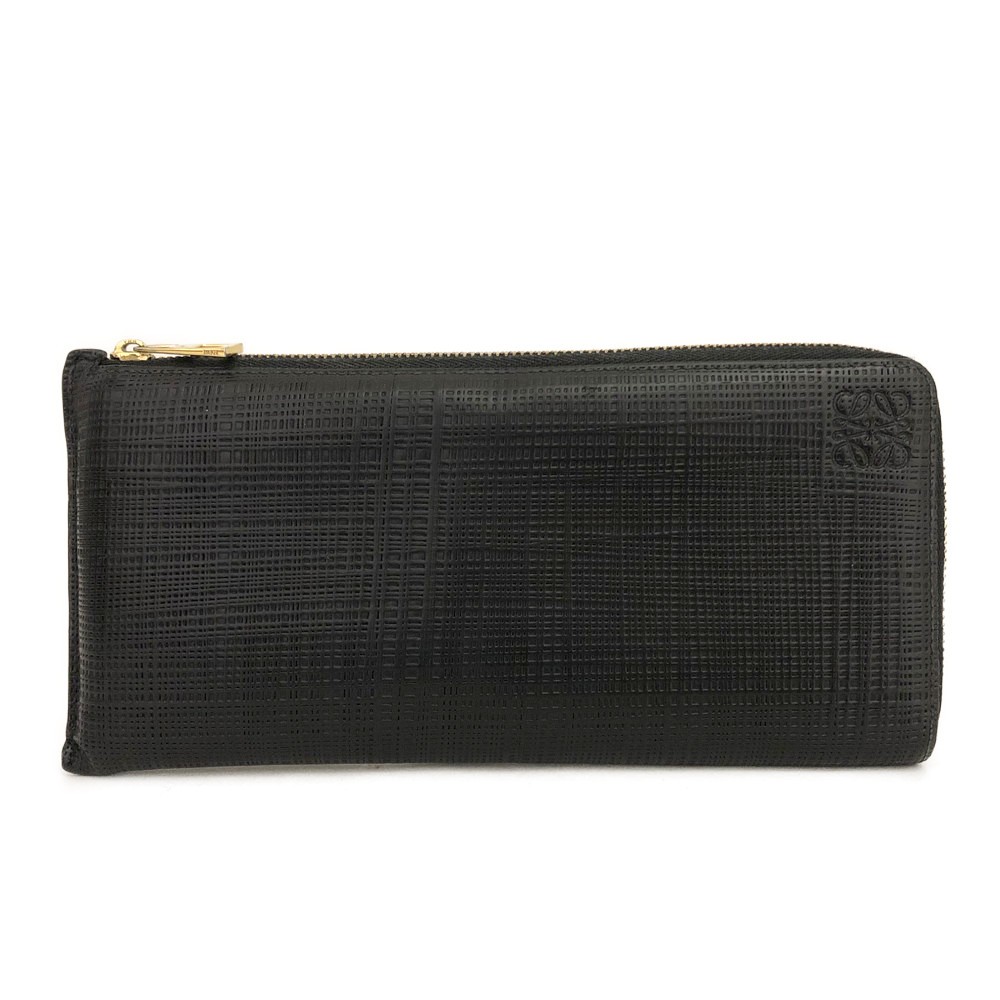 Loewe Anagram Leather Zippy Long Wallet #193688l49